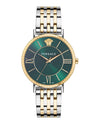 Versace V-Eternal Bracelet Watch Two Tone Watches - Tophatter Daily Deals