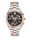 Versace Greca Chrono Bracelet Watch Two Tone-VEOX00722 Watches - Tophatter Daily Deals