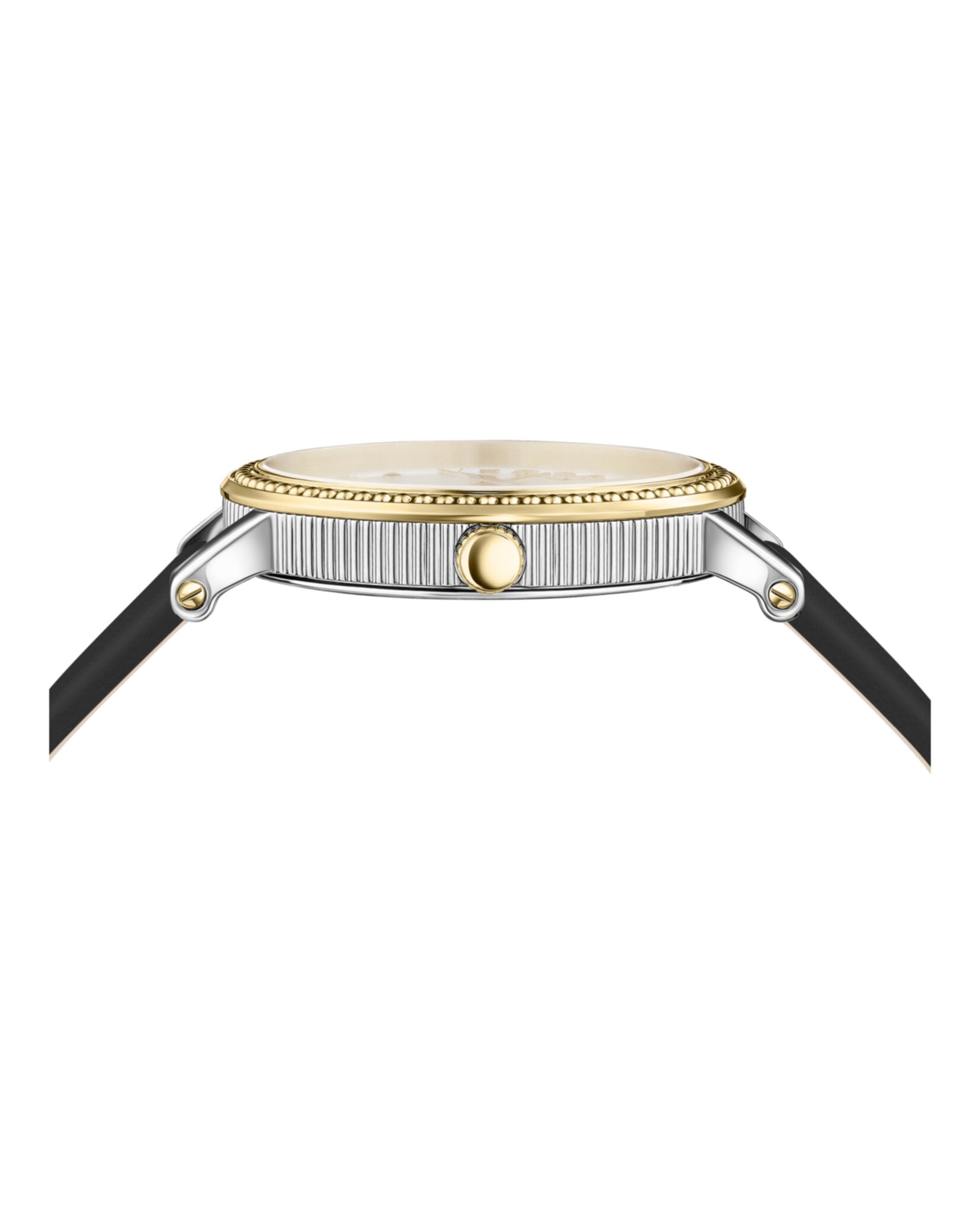 Versace V-Dollar Leather Watch Watches - Tophatter Daily Deals