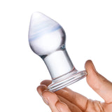 Glas 3.25 Inch Amethyst Rain Hand Blown Glass Butt Plug > Glass > Toys - Tophatter Daily Deals