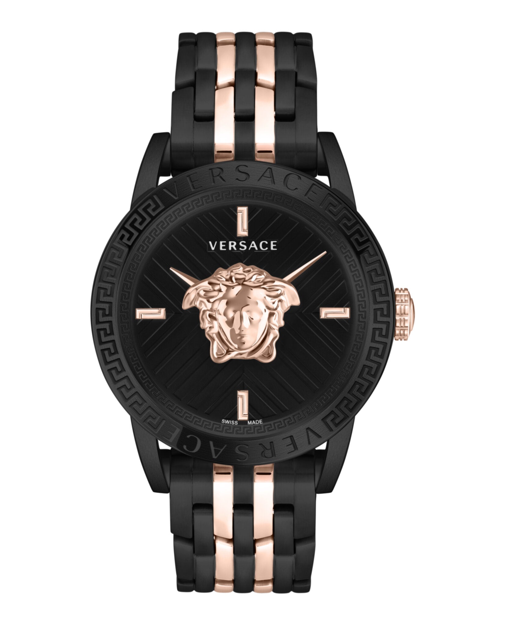 Versace V-Code Bracelet Watch Two Tone Watches - Tophatter Daily Deals