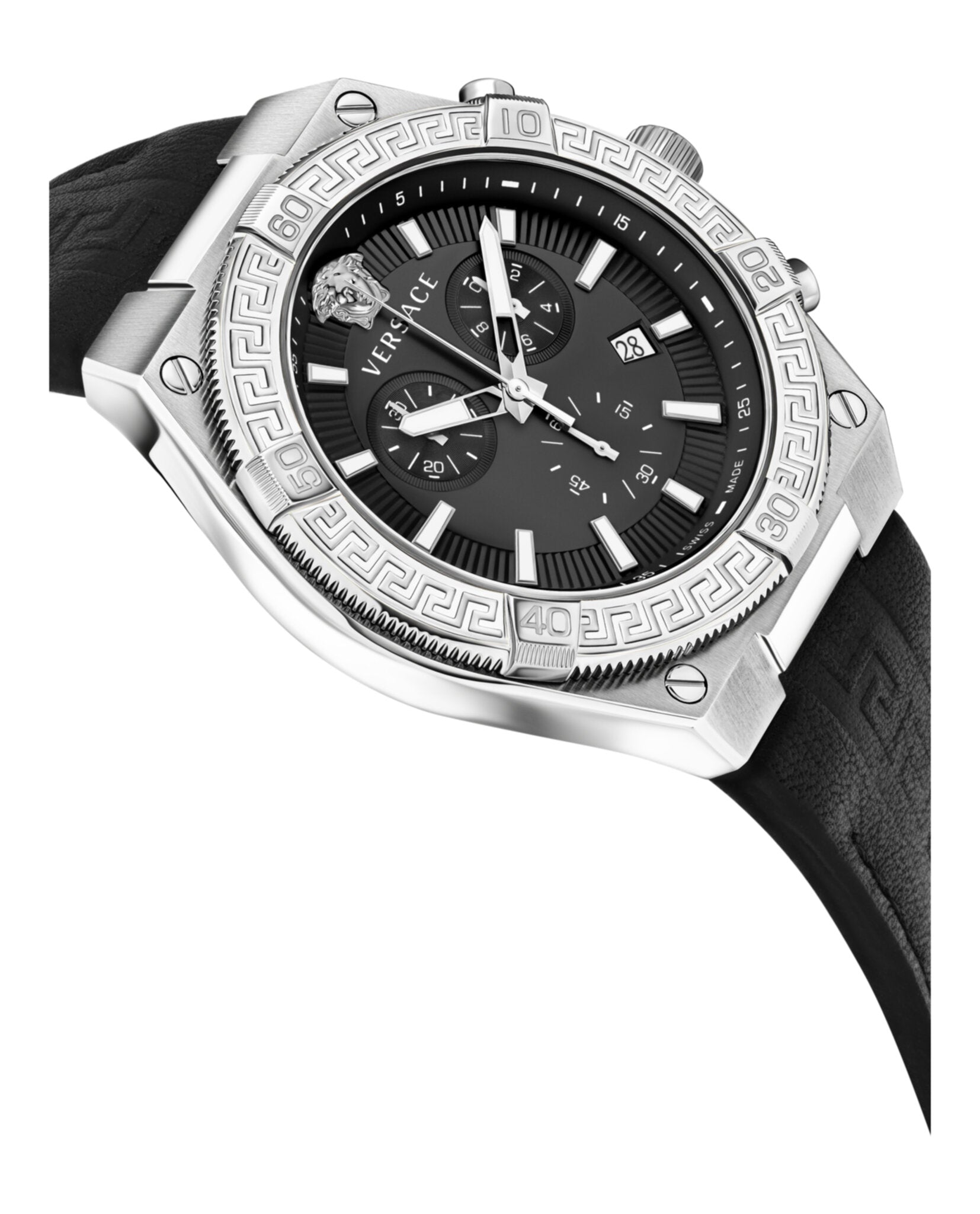 Versace V-Sporty Greca Strap Watch Watches - Tophatter Daily Deals