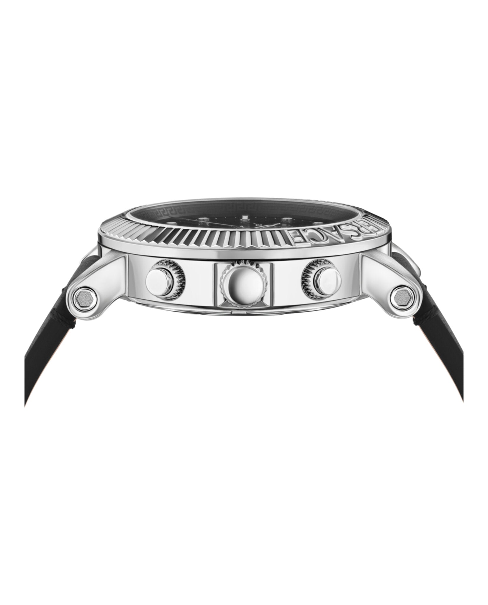 Versace V-Chrono Classic Leather Watch Watches - Tophatter Daily Deals