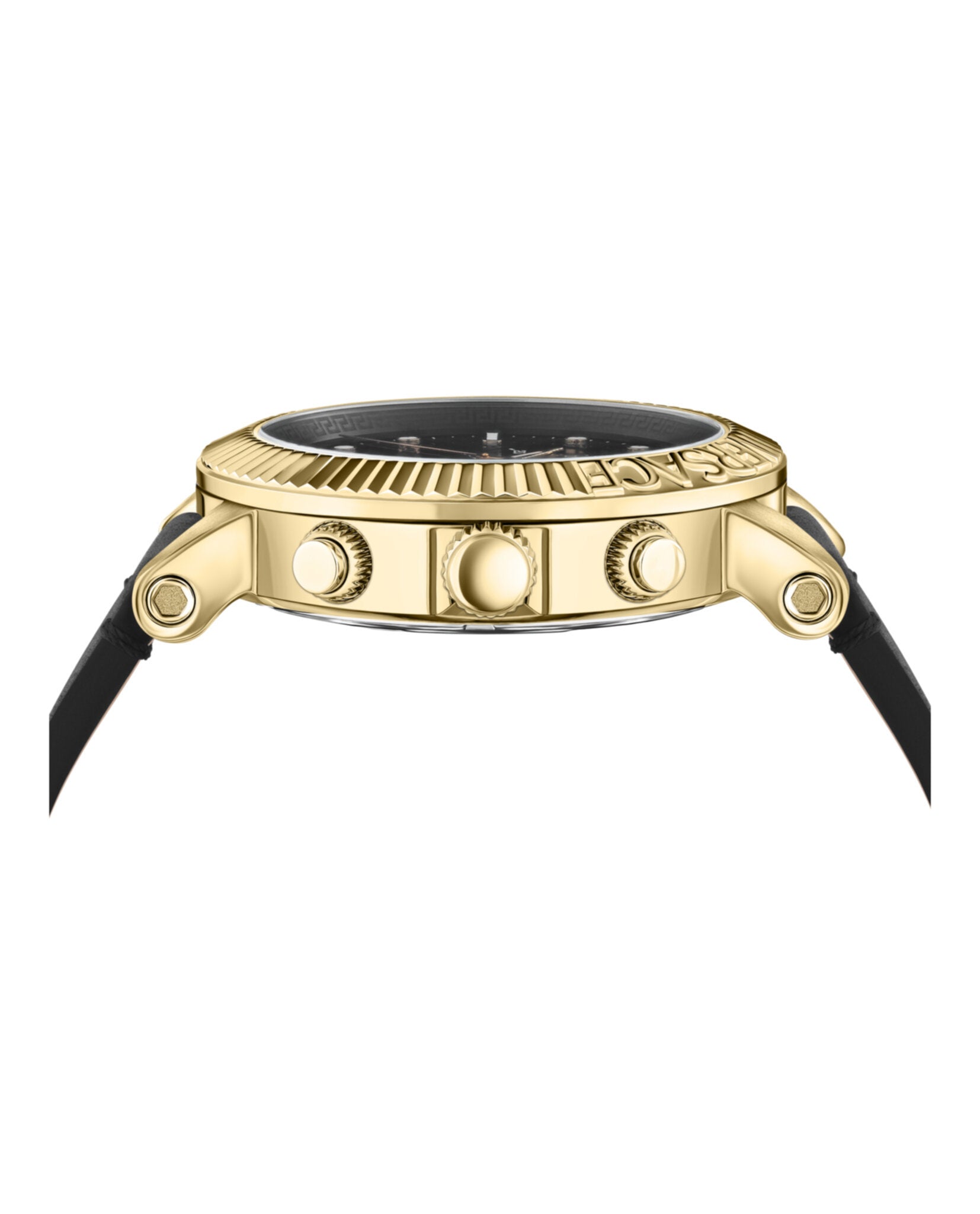 Versace V-Chrono Classic Leather Watch Watches - Tophatter Daily Deals