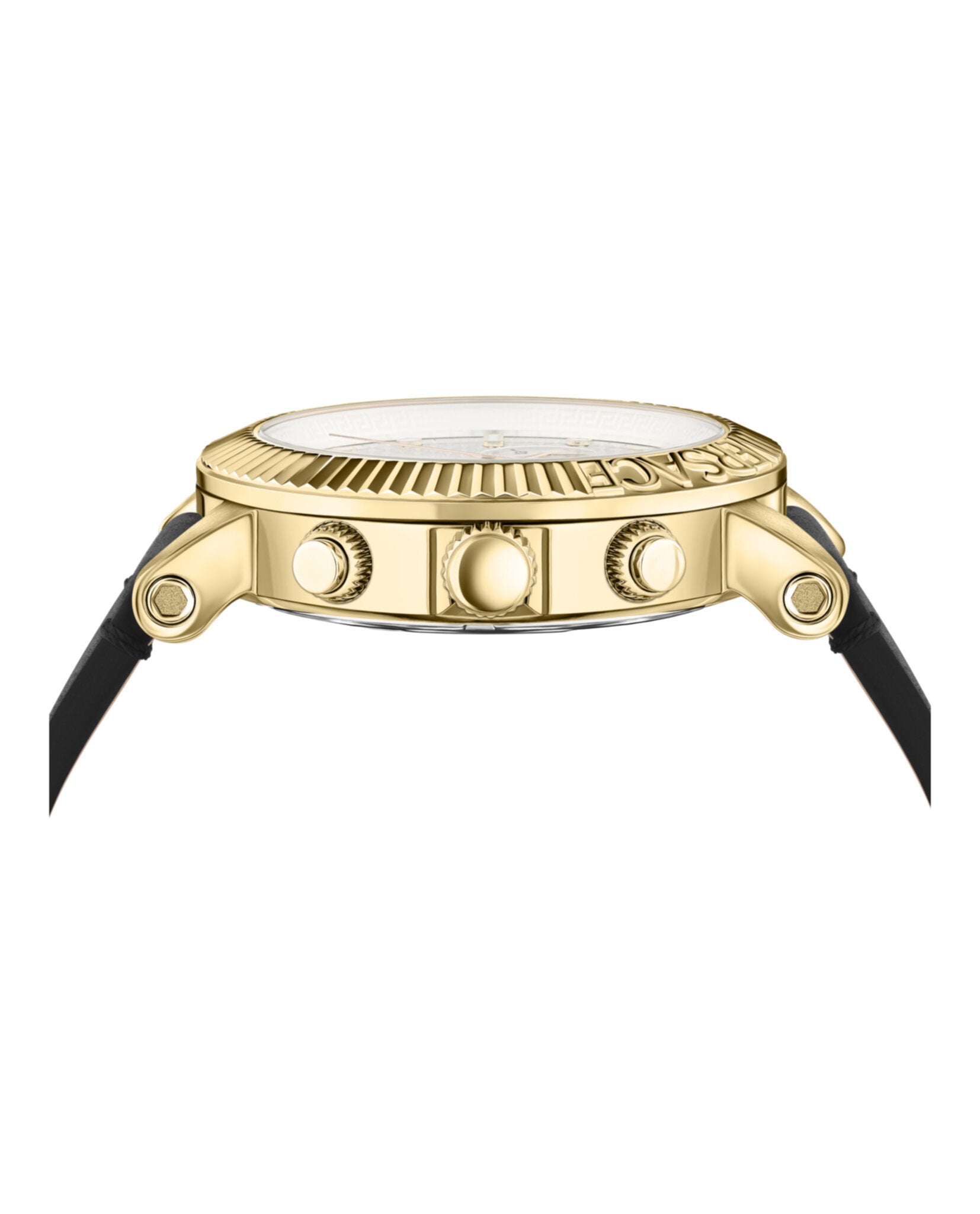 Versace V-Chrono Classic Leather Watch Watches - Tophatter Daily Deals