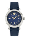 Versace V-Classic Leather Watch Stainless Steel Watches - Tophatter Daily Deals