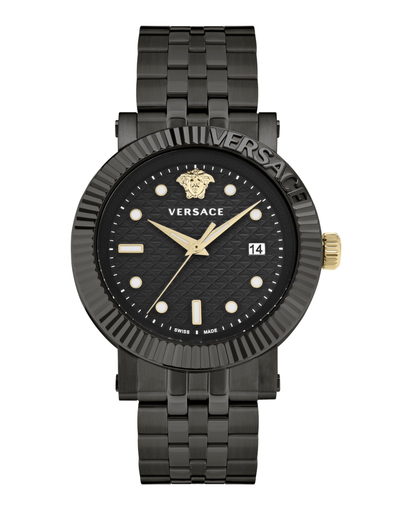 Versace V-Classic Bracelet Watch Black-VESR01122 Watches - Tophatter Daily Deals