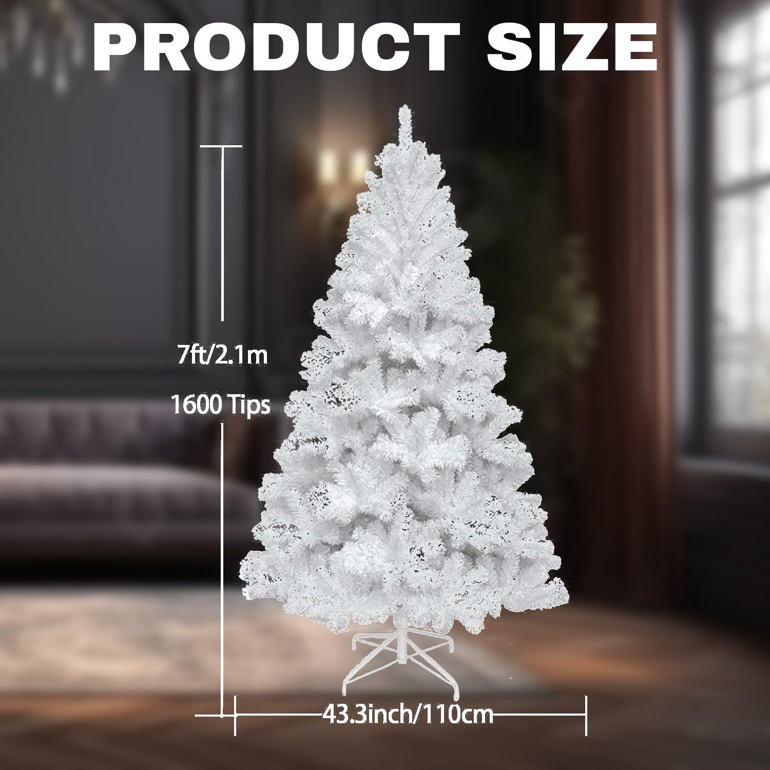 Christmas Decoration Tree - 6ft Christmas Tree Snow Flocked Artificial Tree with Pine Cones and Metal Stand Christmas - Tophatter Daily Deals
