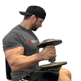 Grip for Dumbbells - Barbell Hand Grips, Oval Gripz, Barbell Grips, Thick Bar Grips, Adjustable Training Difficulty for Dumbbell, Weight Lifting, Pull ups Exercise & Fitness - Tophatter Daily Deals