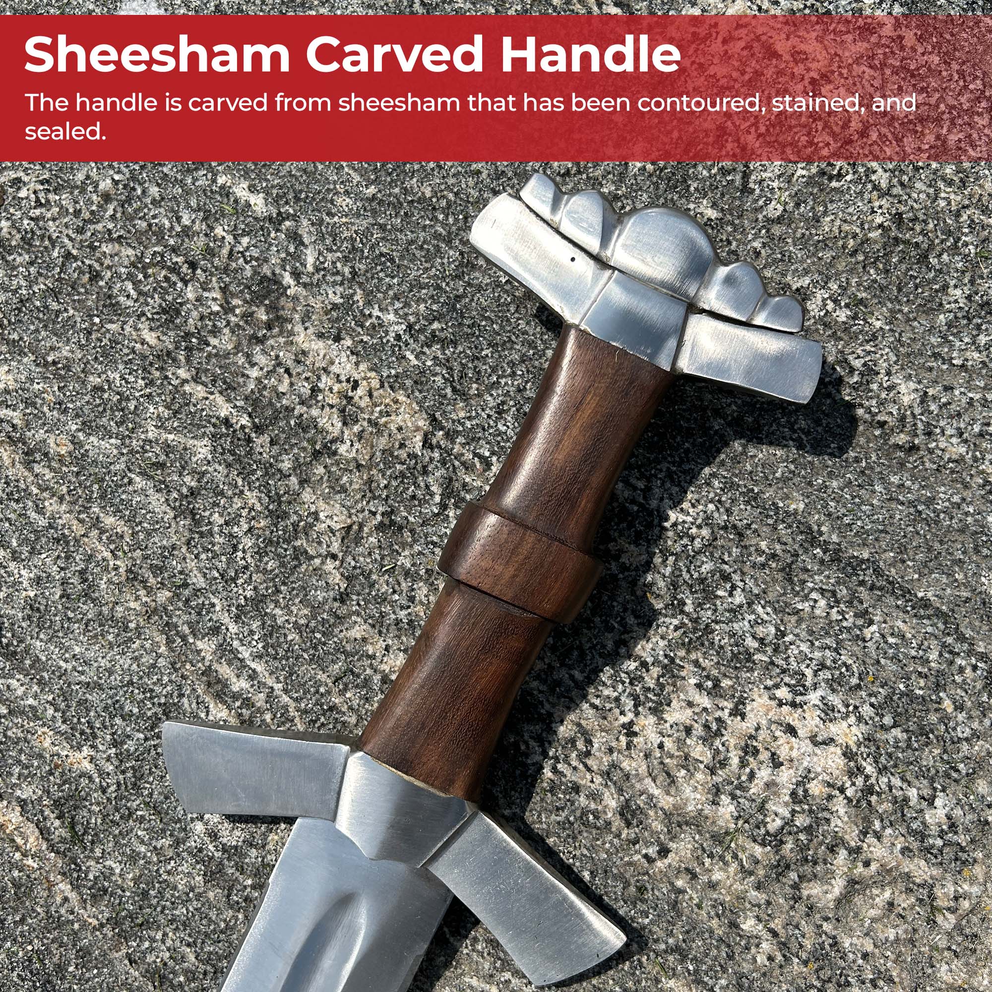 Viking Warrior God Full Tang Sword of Tyr swords - Tophatter Daily Deals