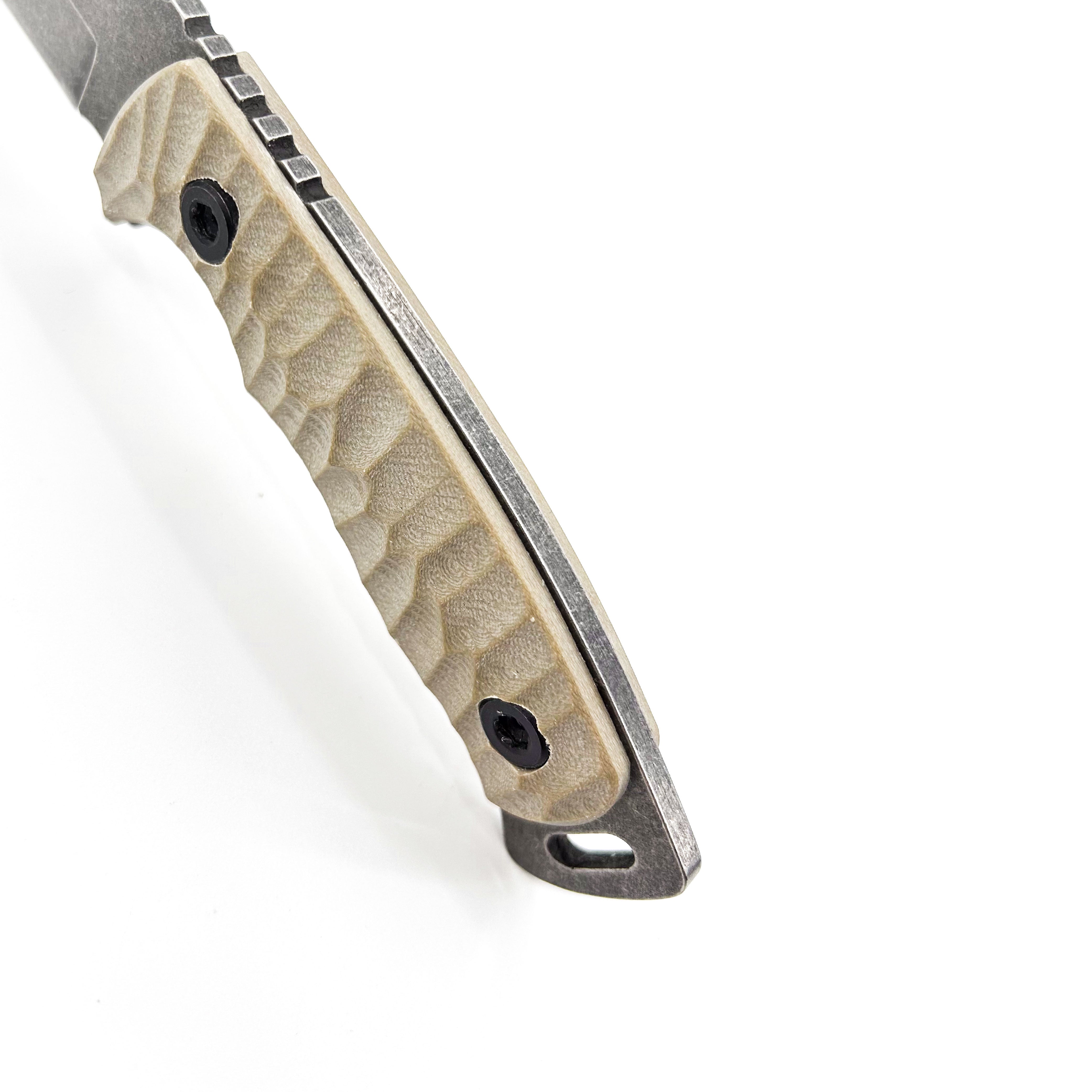 Violent Turmoil Drop Point Full Tang Hunting Knife knives - Tophatter Daily Deals