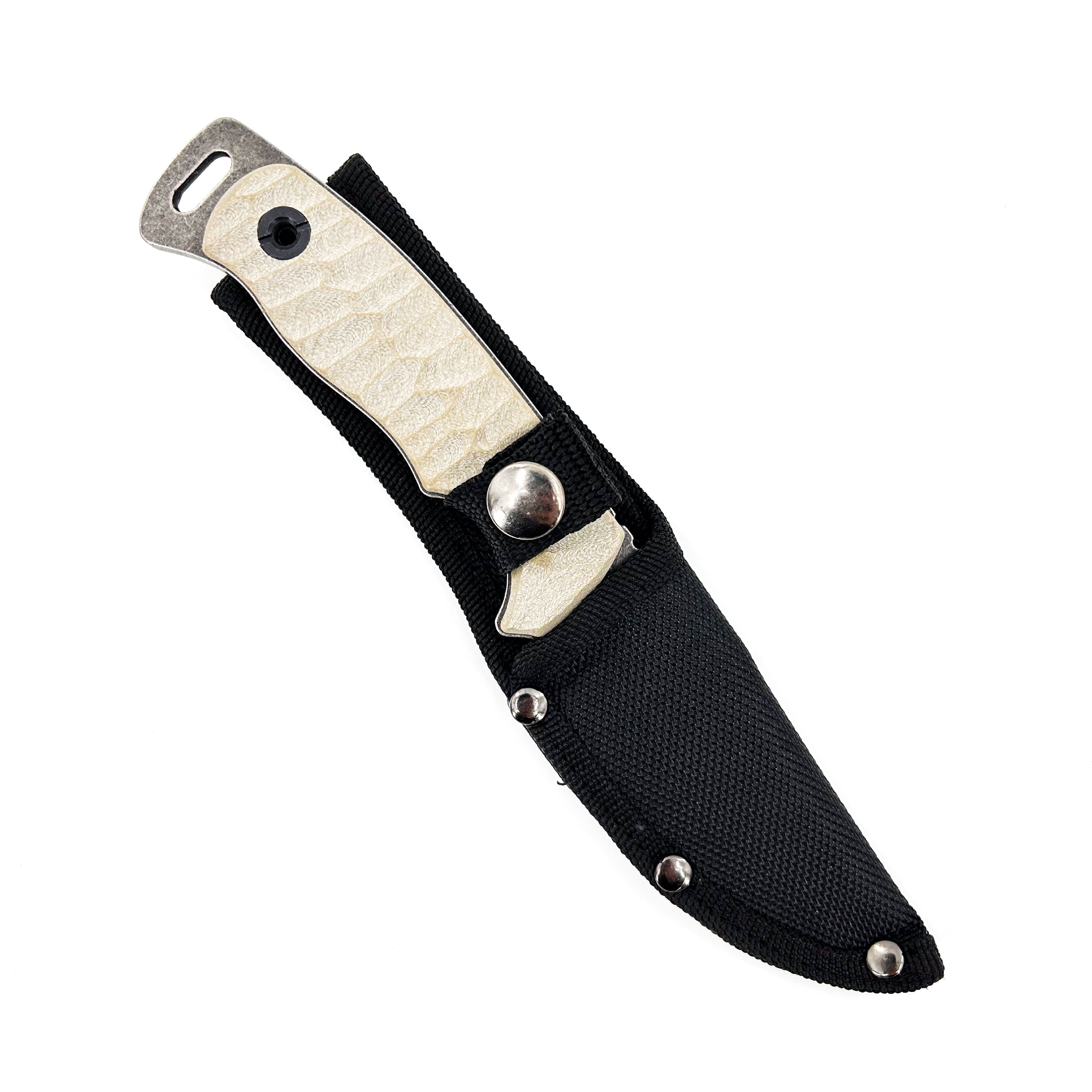 Violent Turmoil Drop Point Full Tang Hunting Knife knives - Tophatter Daily Deals