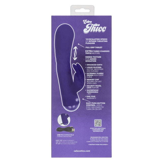 Extra Thicc Chubby Deep Thrust Bunny – 6.25 Inch Triple-Motor Vibrator > Vibrators > Ladies > Rabbit - Tophatter Daily Deals