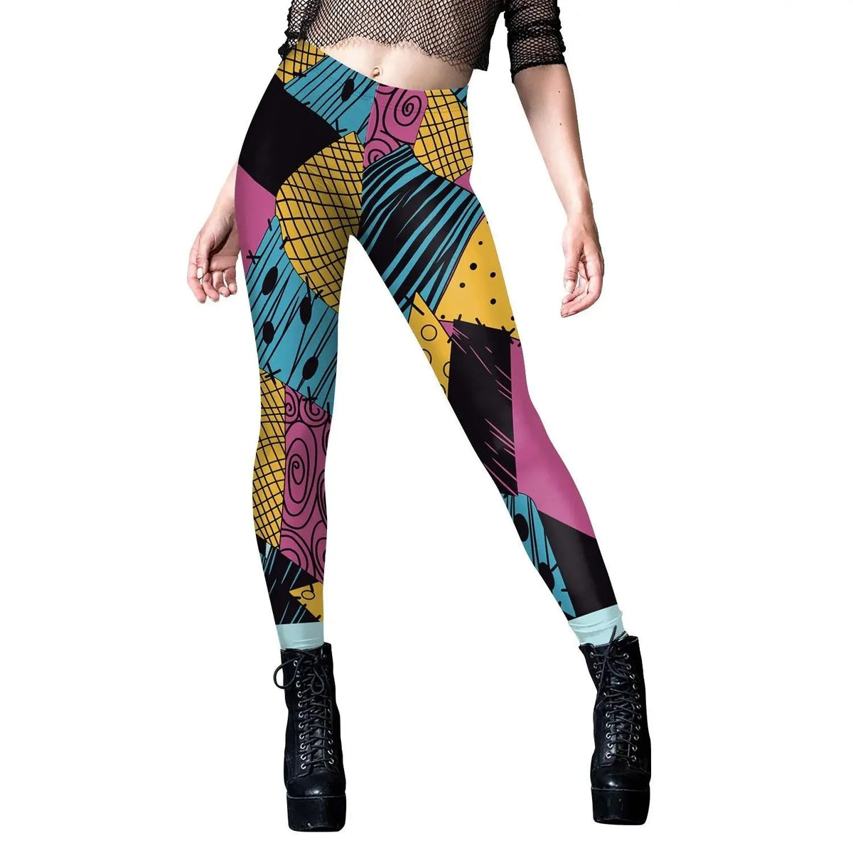 VIP FASHION Sally Halloween Cosplay Dress Women Funny Party Costume Horro Zentai Catsuit Sleeveless Dresses Girls Sexy Leggings B416-1121 - Tophatter Daily Deals