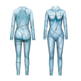VIP FASHION Sally Halloween Cosplay Dress Women Funny Party Costume Horro Zentai Catsuit Sleeveless Dresses Girls Sexy Leggings B142-450 - Tophatter Daily Deals