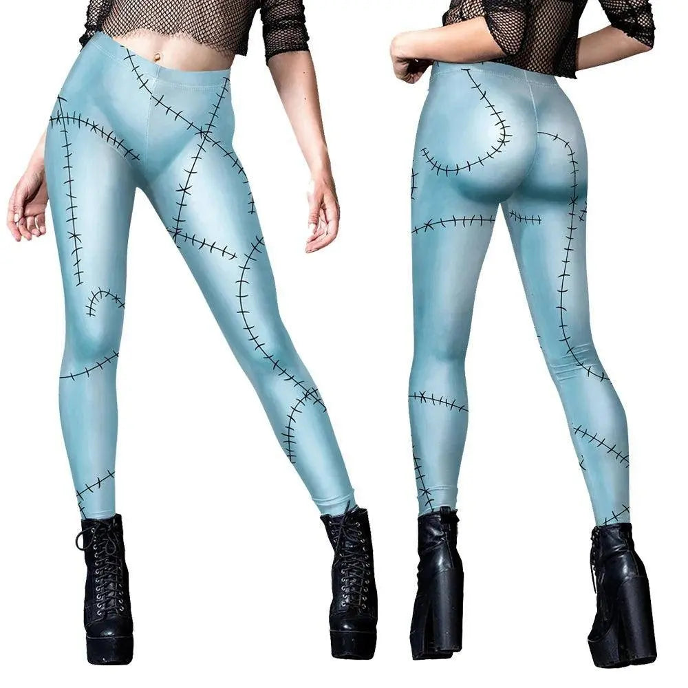 VIP FASHION Sally Halloween Cosplay Dress Women Funny Party Costume Horro Zentai Catsuit Sleeveless Dresses Girls Sexy Leggings - Tophatter Daily Deals