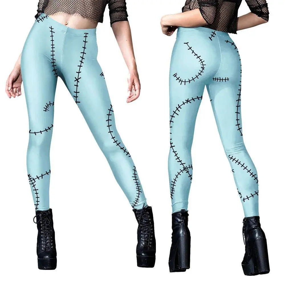 VIP FASHION Sally Halloween Cosplay Dress Women Funny Party Costume Horro Zentai Catsuit Sleeveless Dresses Girls Sexy Leggings - Tophatter Daily Deals