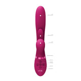 Vive Ena Rabbit Vibrator With Flapping Tongue Pink > Vibrators > Ladies > Rabbit - Tophatter Daily Deals