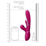 Vive Ena Rabbit Vibrator With Flapping Tongue Pink > Vibrators > Ladies > Rabbit - Tophatter Daily Deals