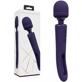 Vive Kiku Double Ended Vibrating Wand and Flapping Massager Purple > Sex Toys > Massage Wands - Tophatter Daily Deals