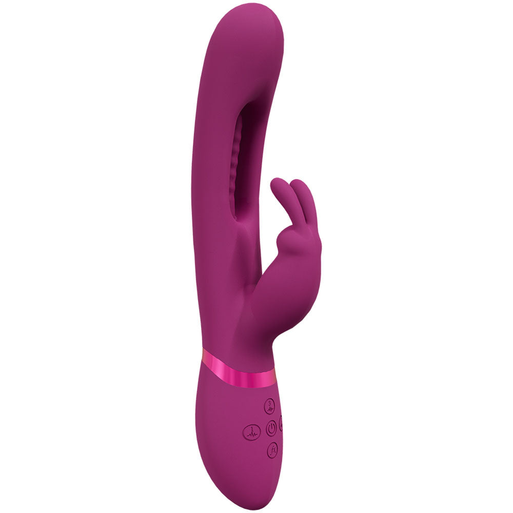 VIVE Mika (USB Rechargeable) – 23.2 cm Rabbit Vibrator with Flapping Shaft > Vibrators > Ladies > Rabbit - Tophatter Daily Deals