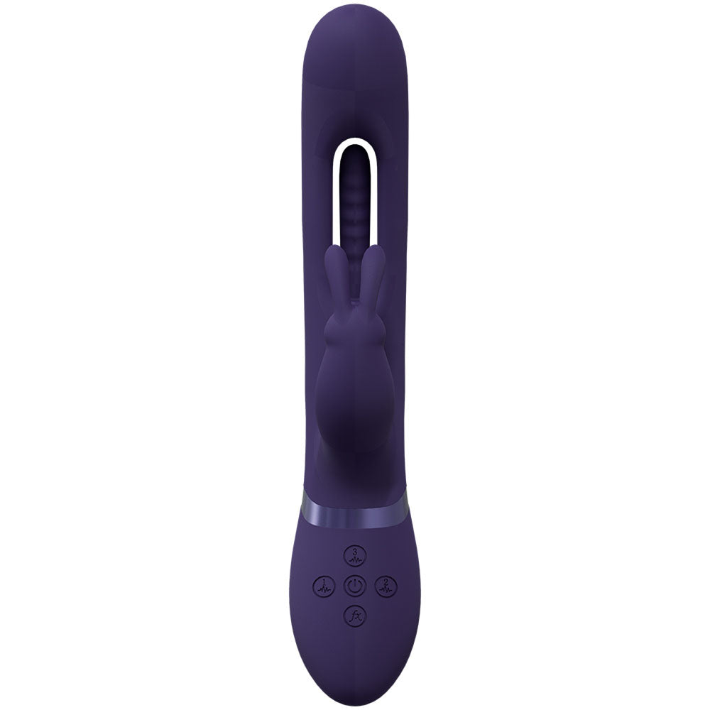 Vive Mika Flapping Tongue Rabbit Vibrator Deep Purple > Vibrators > Ladies > Rabbit - Tophatter Daily Deals