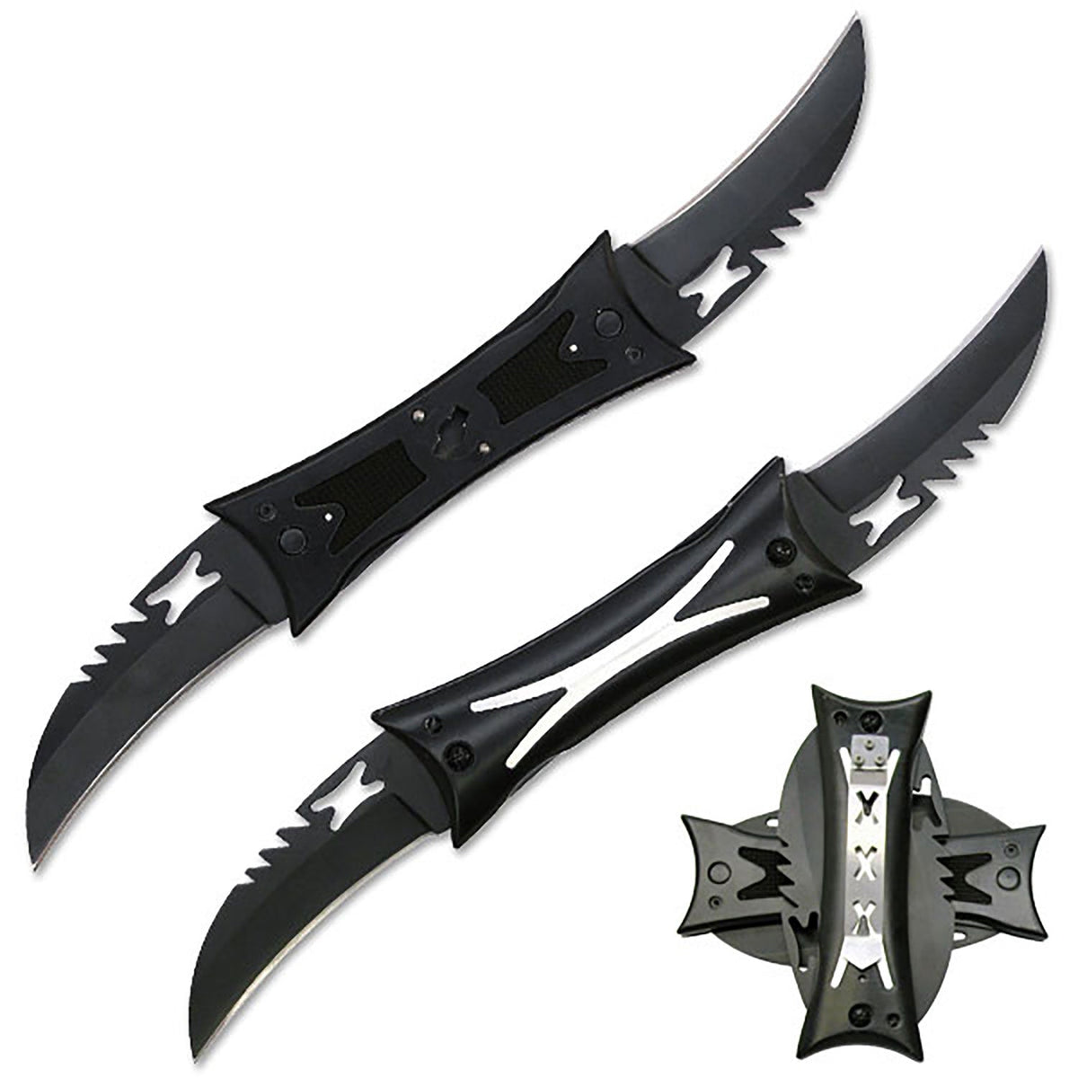 FANTASY FOLDING KNIFE WITH 4 BLADES - Tophatter Daily Deals