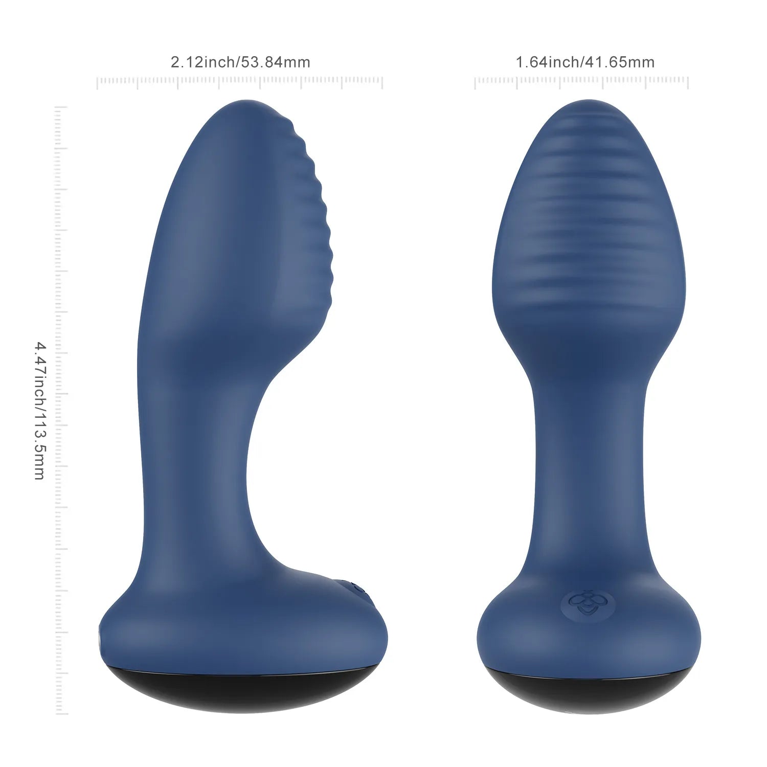 Frenzy (Blue) – App-Controlled Waterproof Rotating Anal Vibrator 4.17cm > Anal Range > Anal Probes - Tophatter Daily Deals