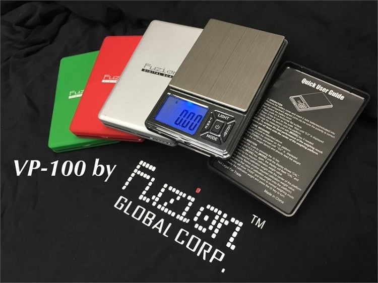 VP-100 Mini Digital Pocket Scale 100g x 0.01g Silver Finish - Tophatter's Guns'N'Weapons Store - FREE SHIPPING Collectible Weapons - Tophatter Daily Deals