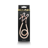 Bound Adjustable Nipple Clamps with Gold Pearl Chain – Silicone Tip Nipple Clamps > Sex Toys > Nipple Clips - Tophatter Daily Deals