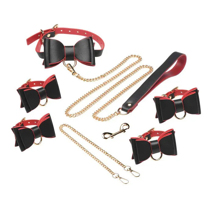 Goth Bondage Set – Vegan-Friendly Faux Leather Bondage Accessories > Bondage Gear > Bondage Kits - Tophatter Daily Deals