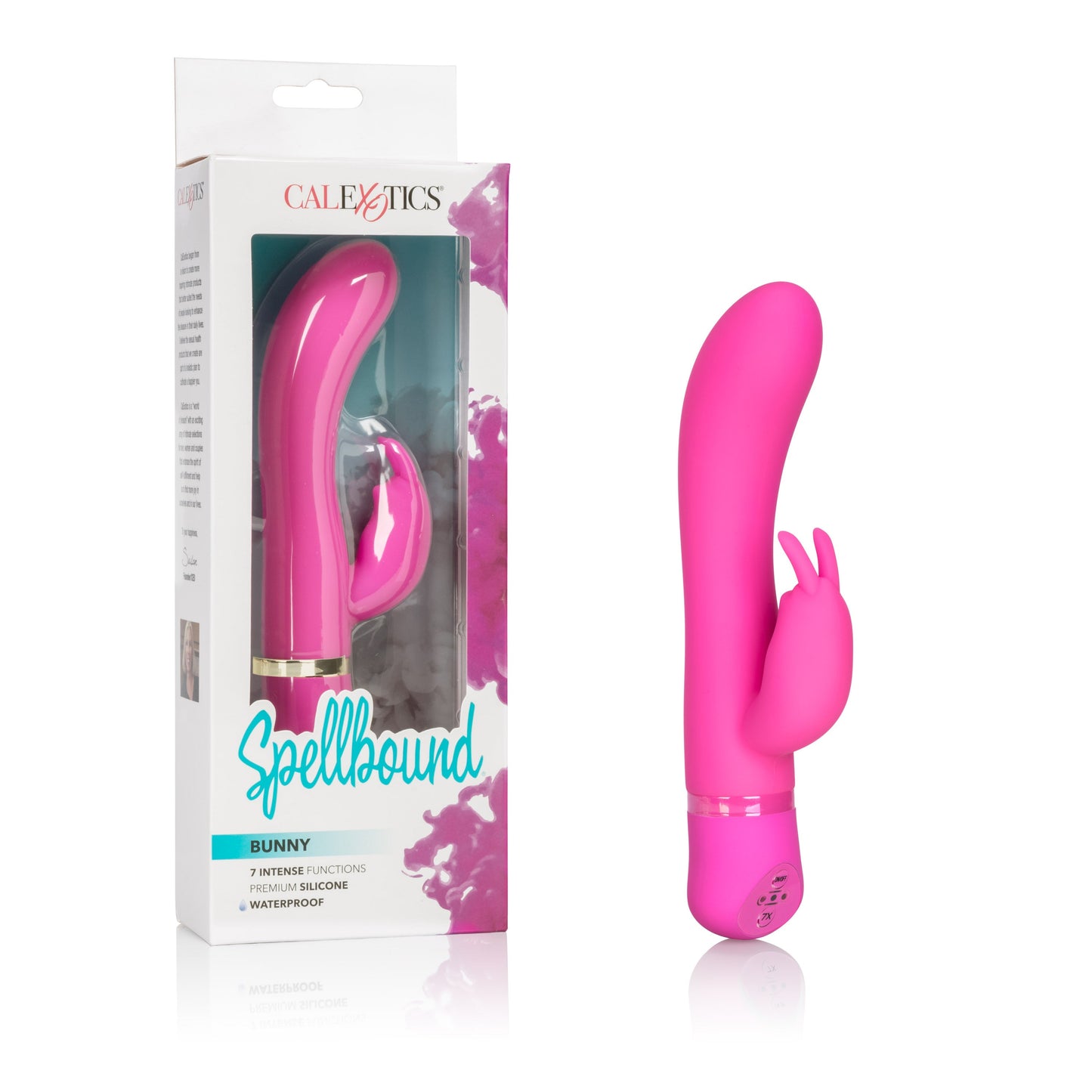 Spellbound Bunny Pink Vibrator 4.5 Inch Dual Motor Silicone Waterproof Massager > Vibrators > Ladies > Rabbit - Tophatter Daily Deals