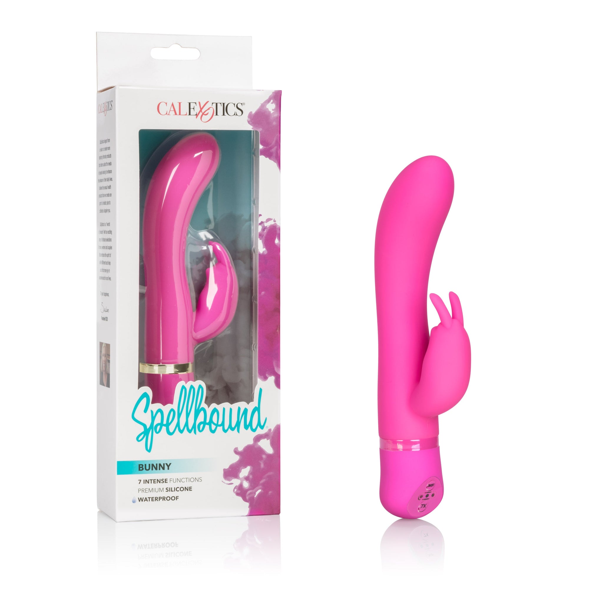 Spellbound Bunny Pink Vibrator 4.5 Inch Dual Motor Silicone Waterproof Massager > Vibrators > Ladies > Rabbit - Tophatter Daily Deals