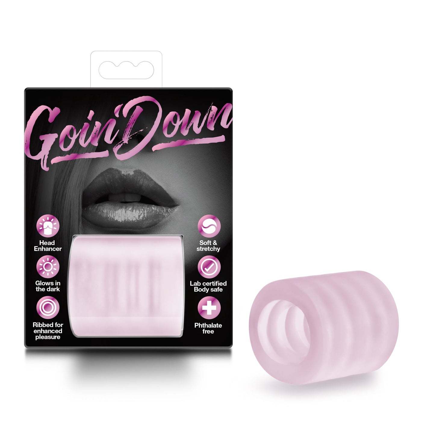 X5 Men Goin Down (Pink) – Stretchy Ribbed Mini Stroker > Sex Toys For Men > Masturbators Cup - Tophatter Daily Deals