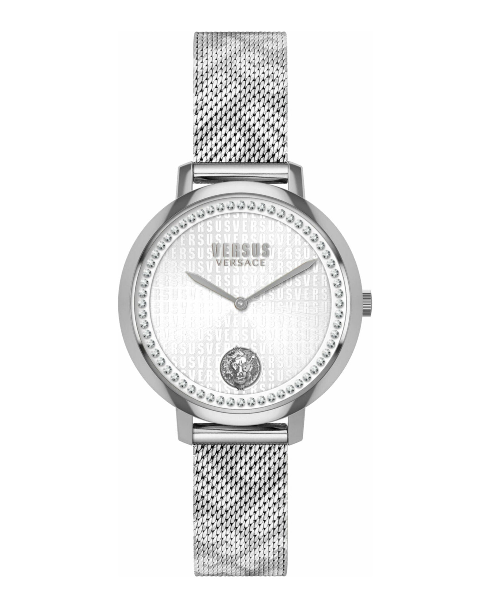 Versus Versace La Villette Crystal Bracelet Watch Stainless Steel Watches - Tophatter Daily Deals