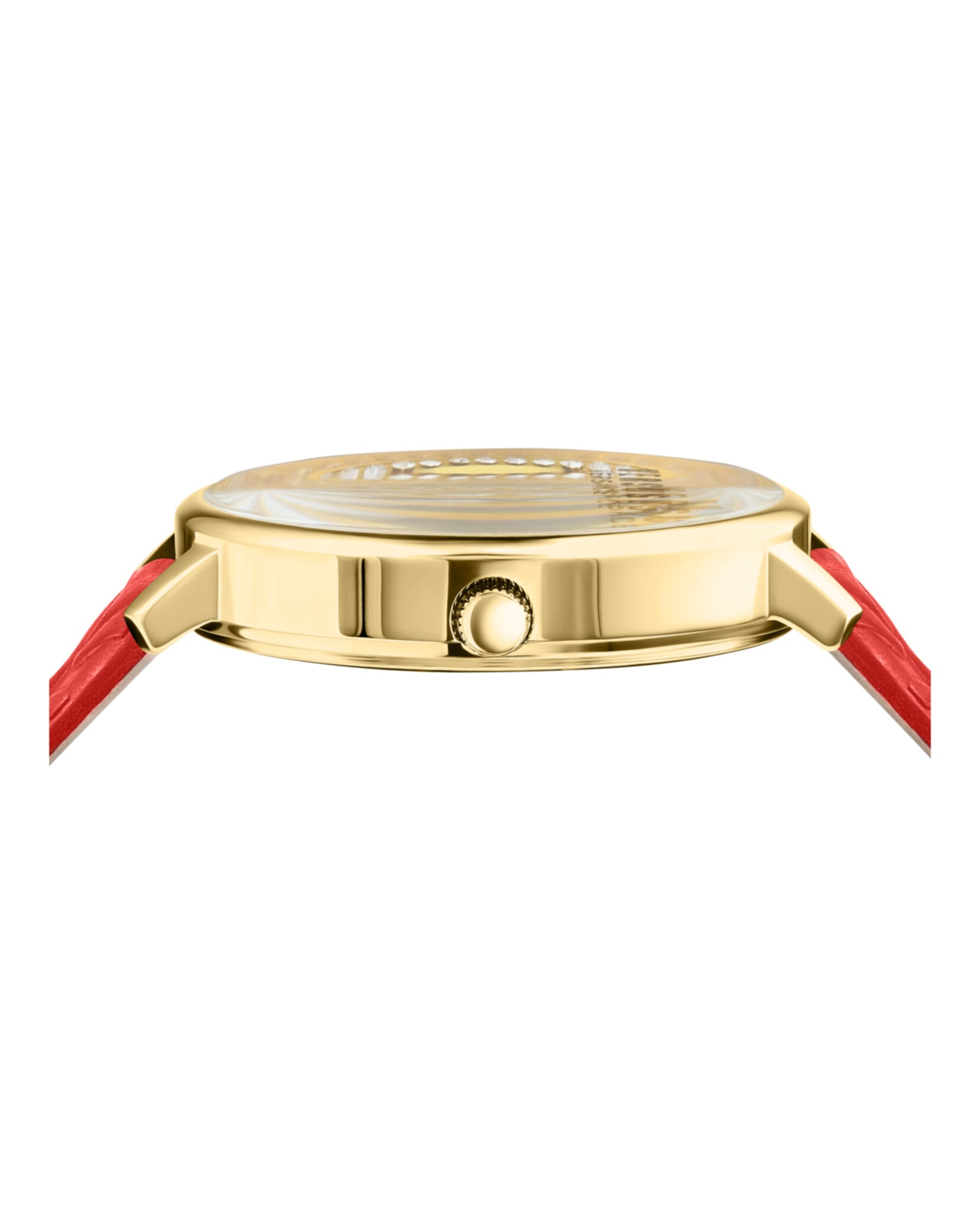Versus Versace La Villette Crystal Leather Watch Watches - Tophatter Daily Deals