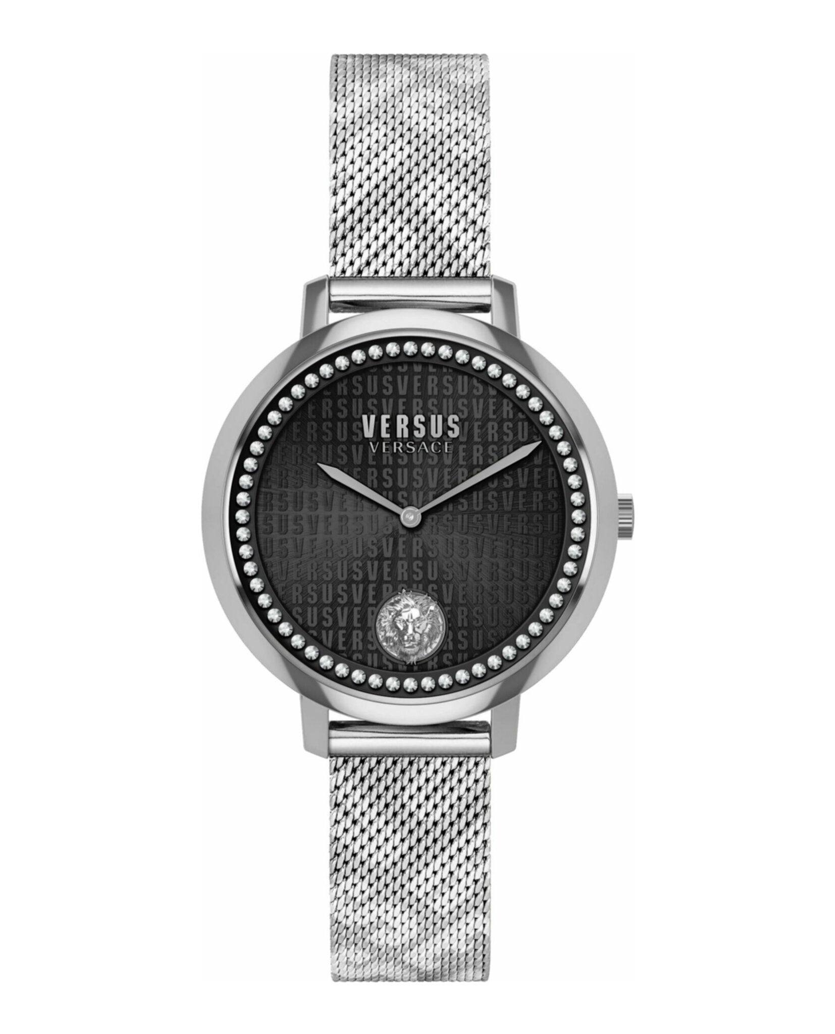 Versus Versace La Villette Crystal Bracelet Watch Stainless Steel Watches - Tophatter Daily Deals