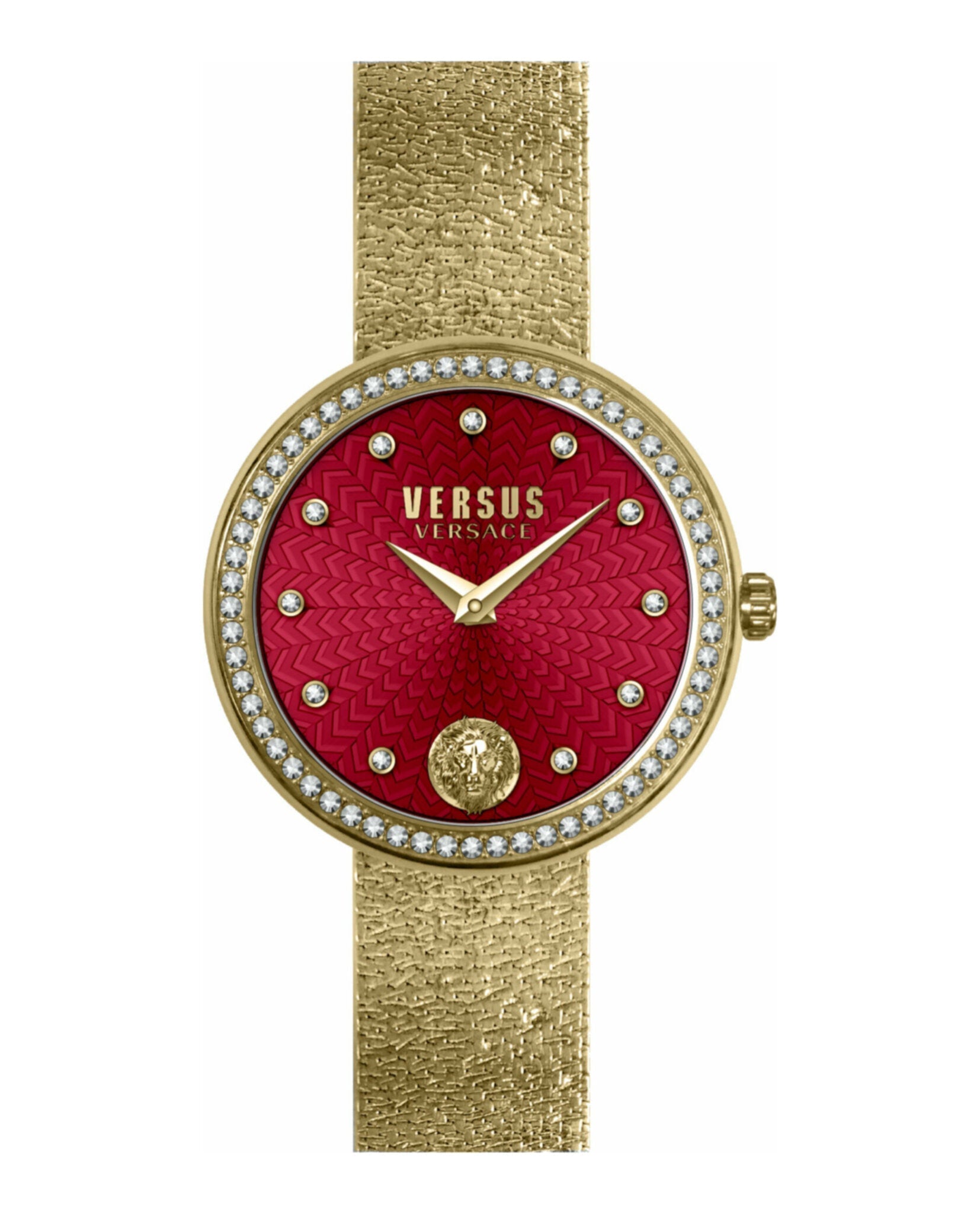 Versus Versace Lea Crystal Bracelet Watch Gold Watches - Tophatter Daily Deals