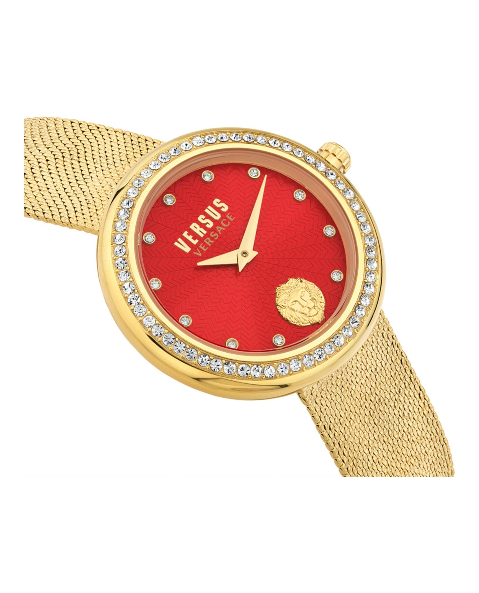 Versus Versace Lea Crystal Bracelet Watch Watches - Tophatter Daily Deals