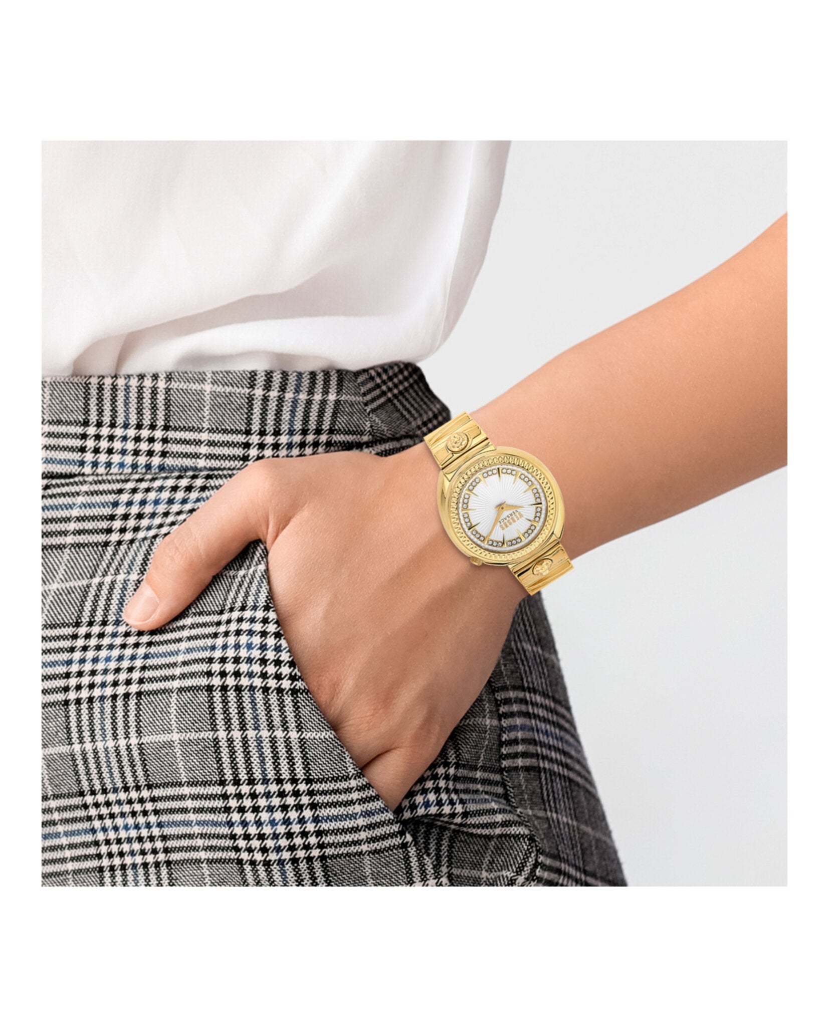 Tortona Crystal Bracelet Watch Watches - Tophatter Daily Deals