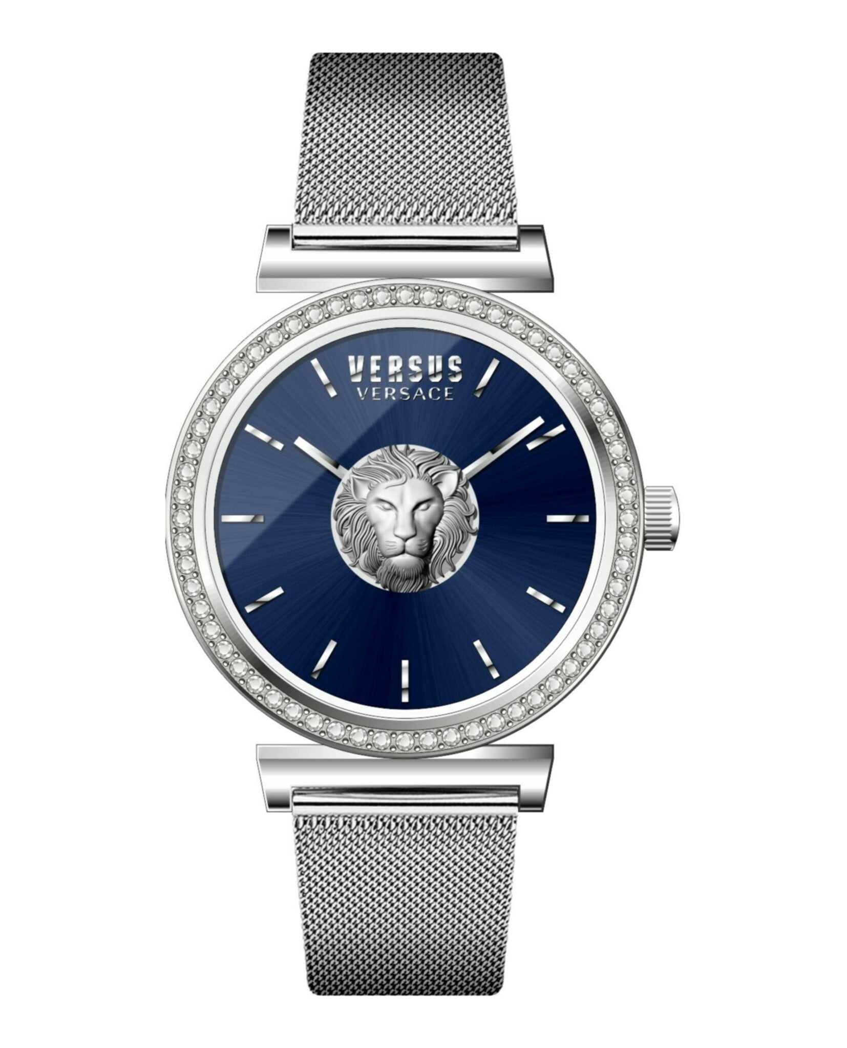 Versus Versace Brick Lane Crystal Watch Stainless Steel-VSPLD1221 Watches - Tophatter Daily Deals