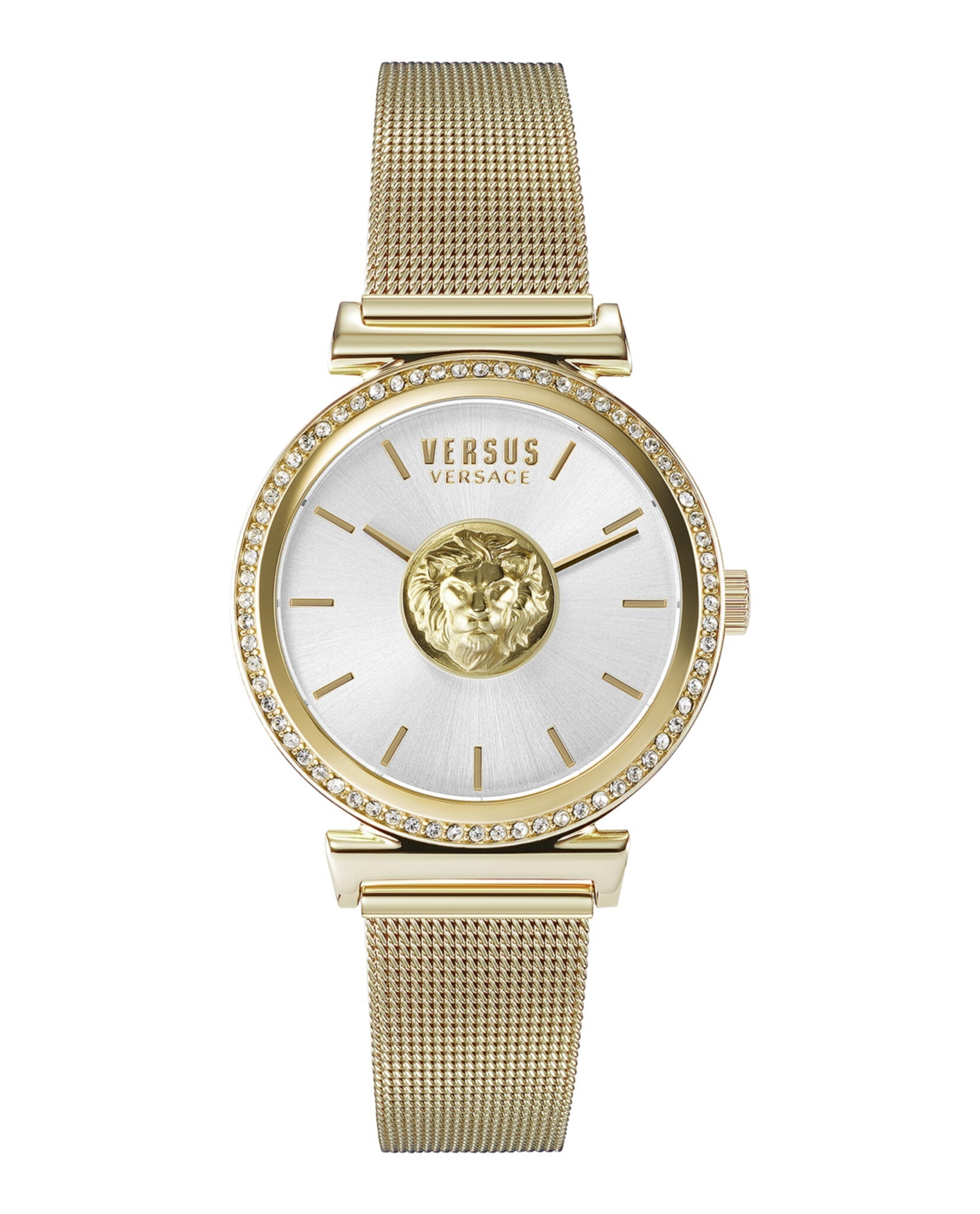 Versus Versace Brick Lane Crystal Watch Gold-VSPLD1824 Watches - Tophatter Daily Deals