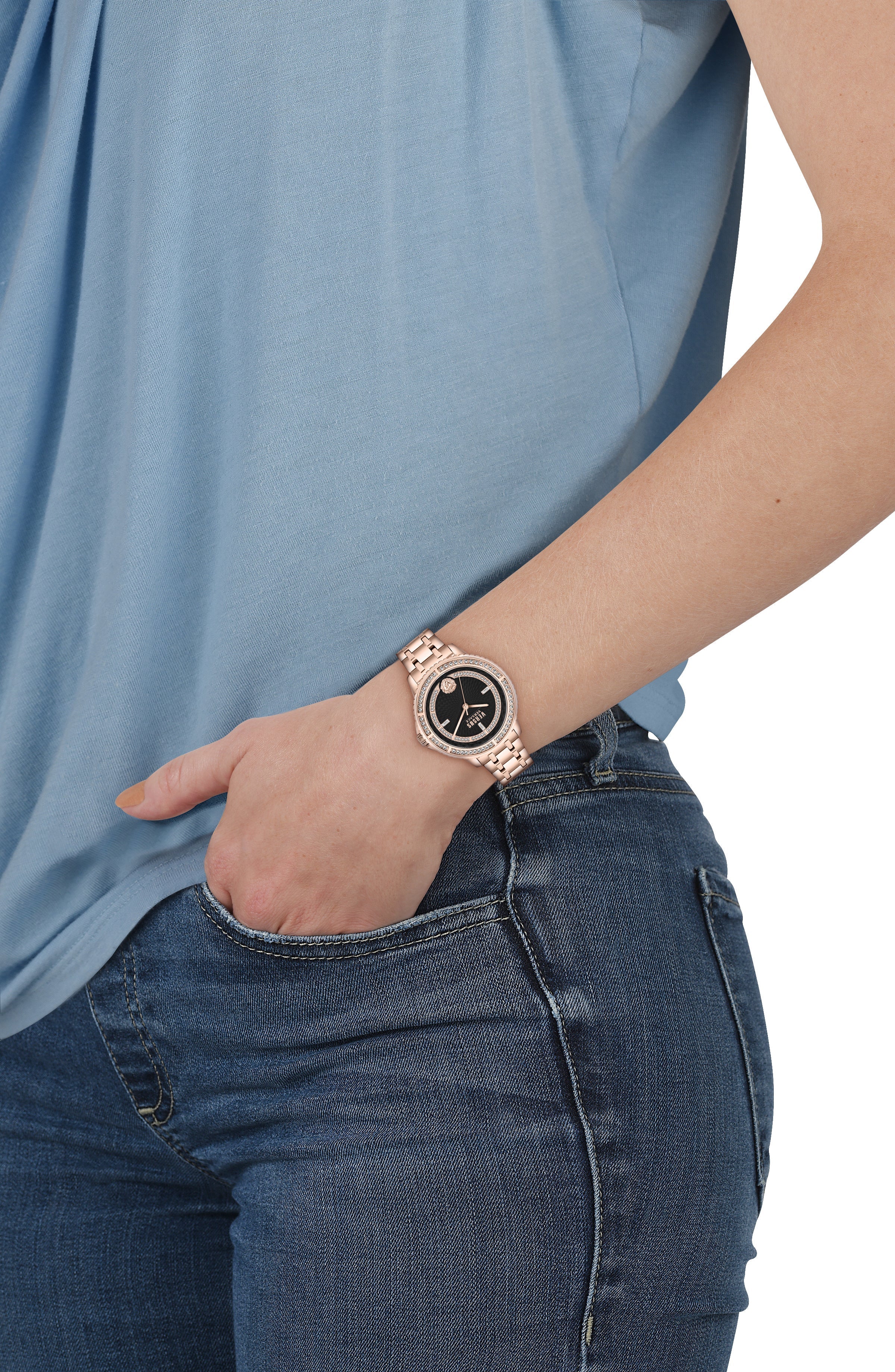Versus Versace Montorgueil Crystal Watch Watches - Tophatter Daily Deals