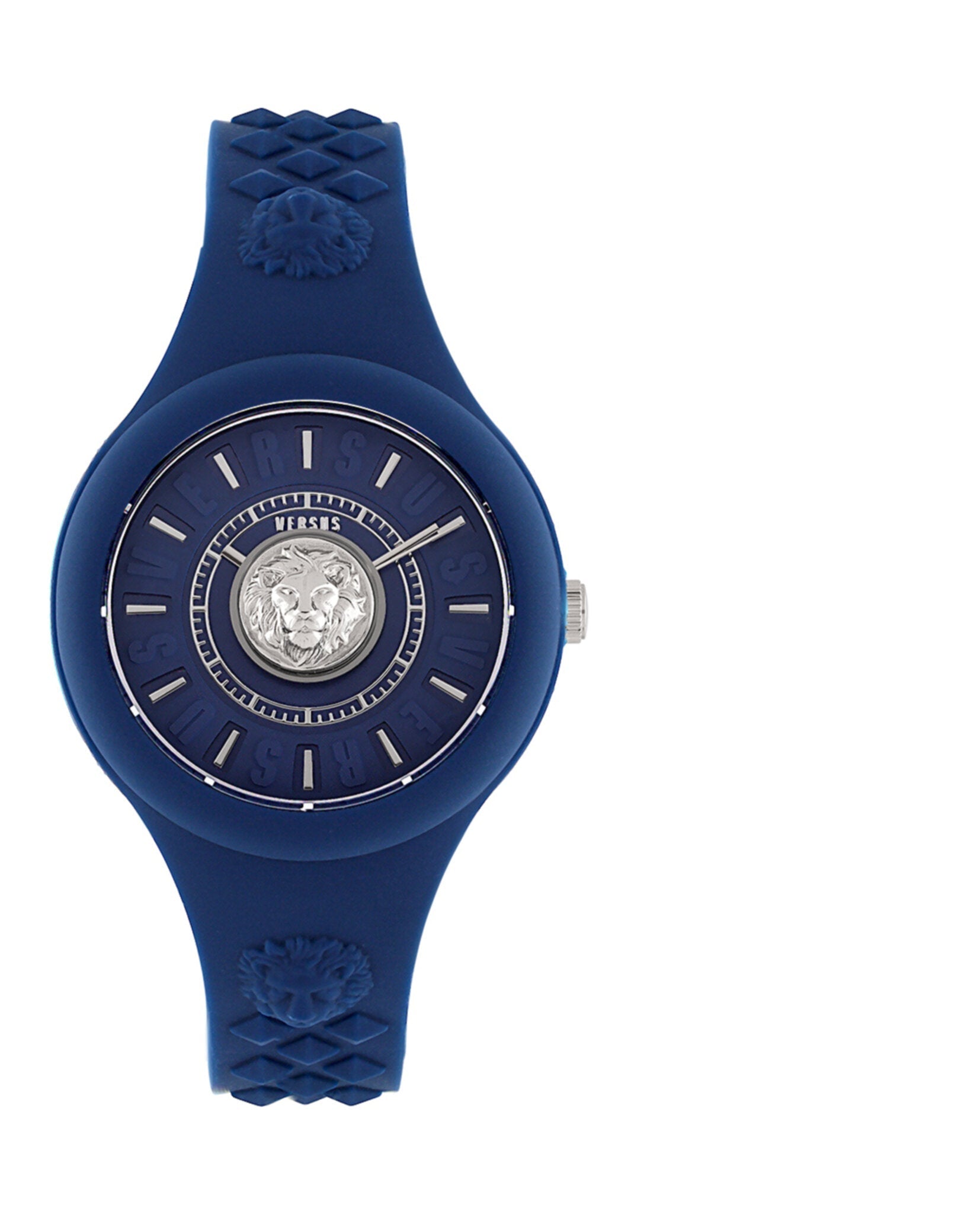 Versus Versace Fire Island Lion Strap Watch Blue Watches - Tophatter Daily Deals