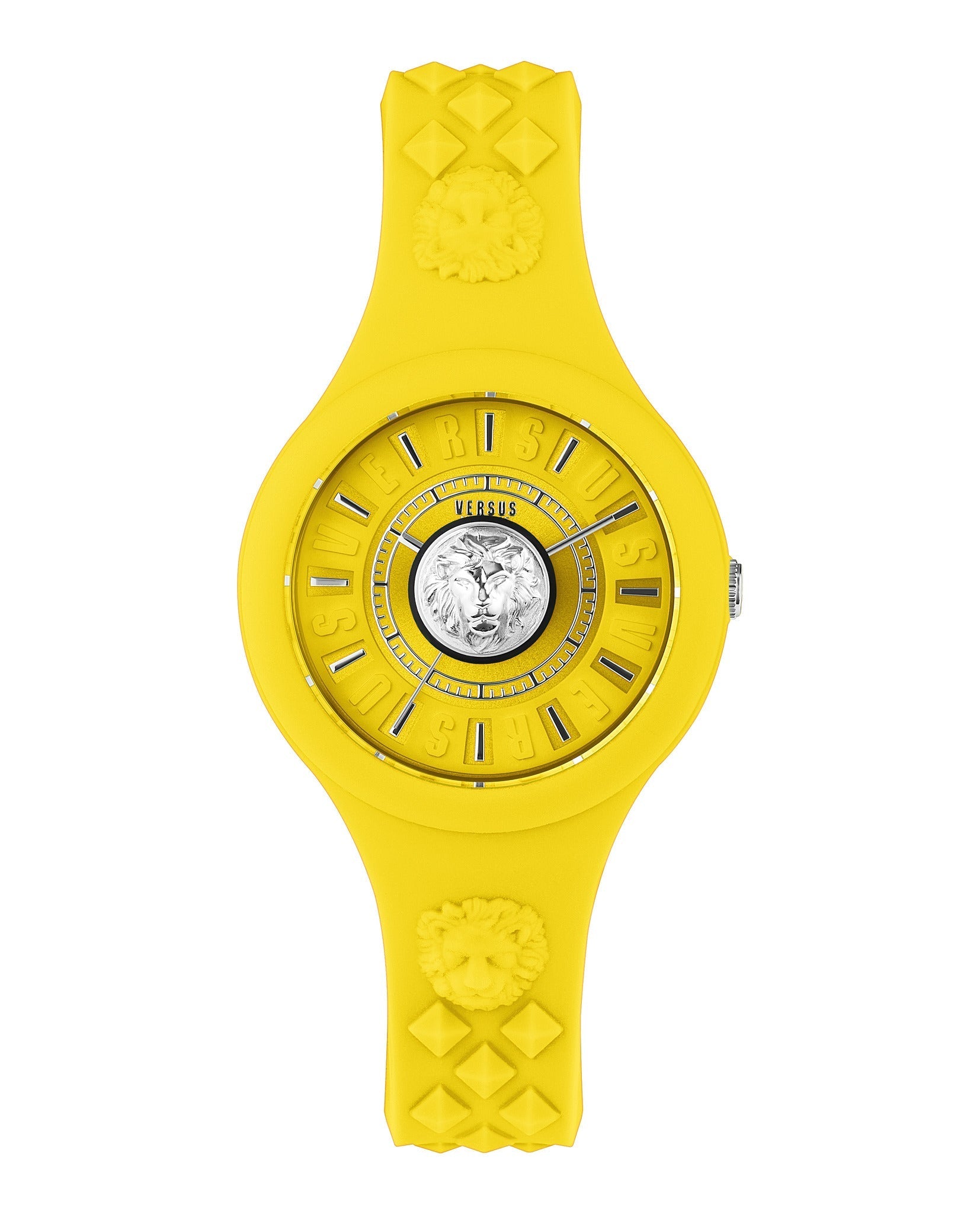 Versus Versace Fire Island Silicone Watch Yellow Watches - Tophatter Daily Deals
