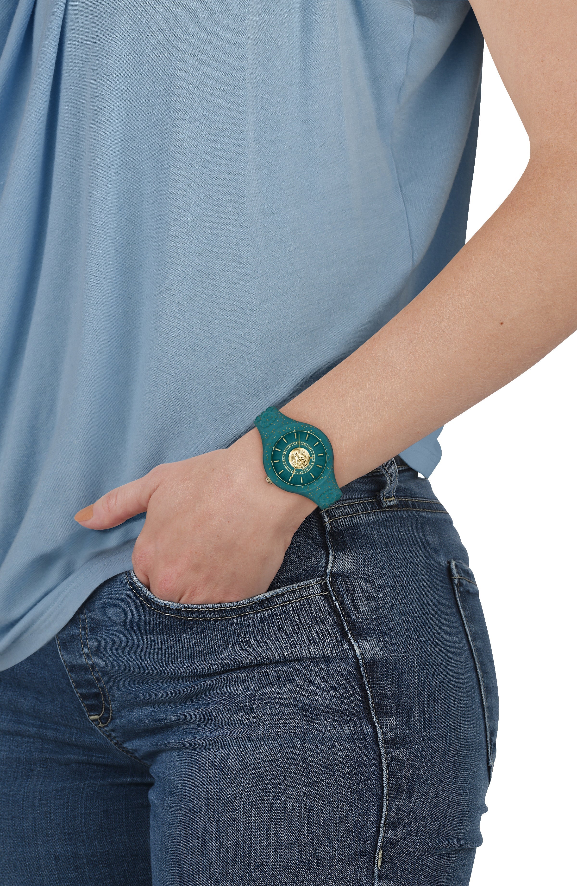 Versus Versace Fire Island Lion Gli Strap Watch Watches - Tophatter Daily Deals