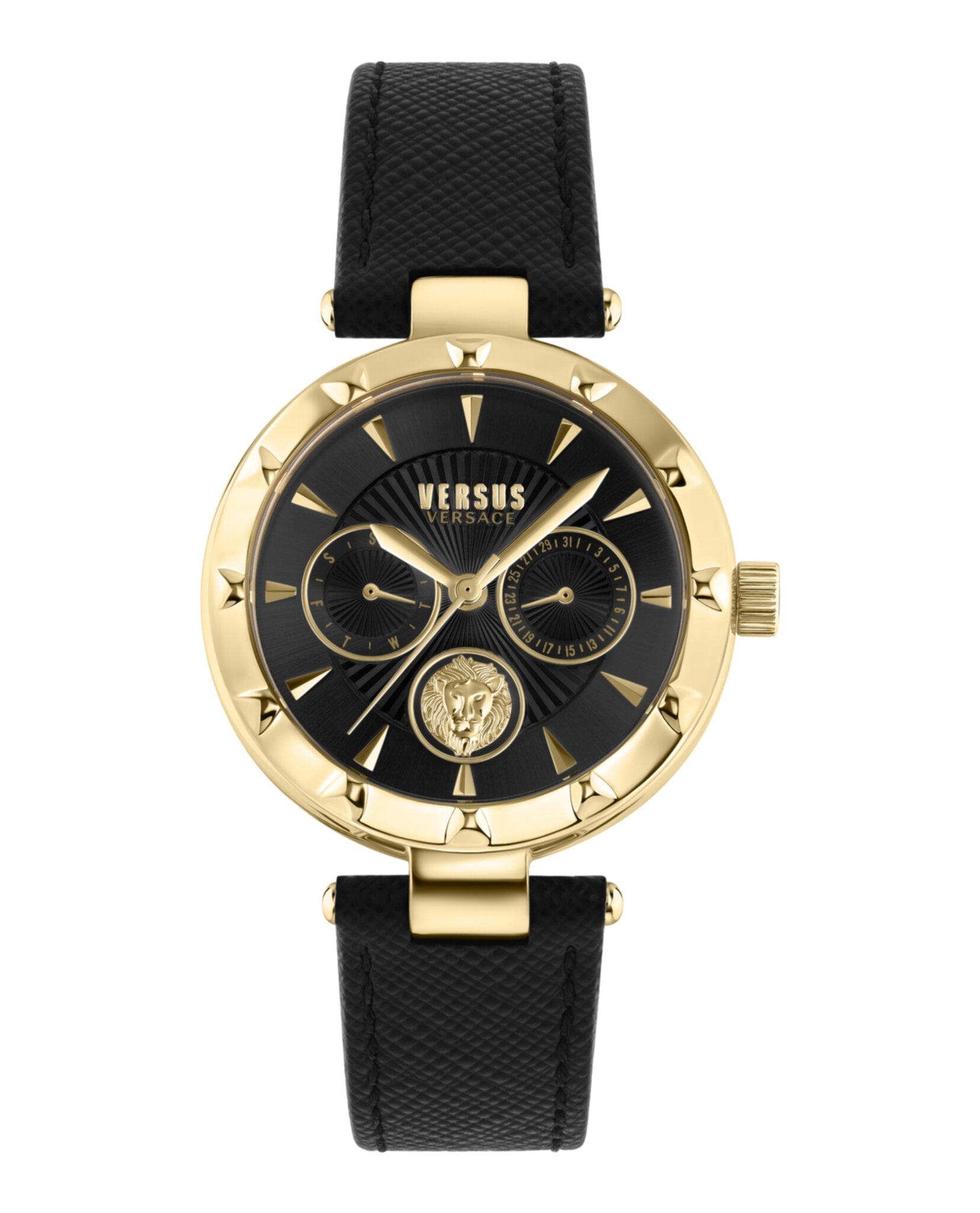 Versus Versace Sertie Strap Watch Gold Watches - Tophatter Daily Deals