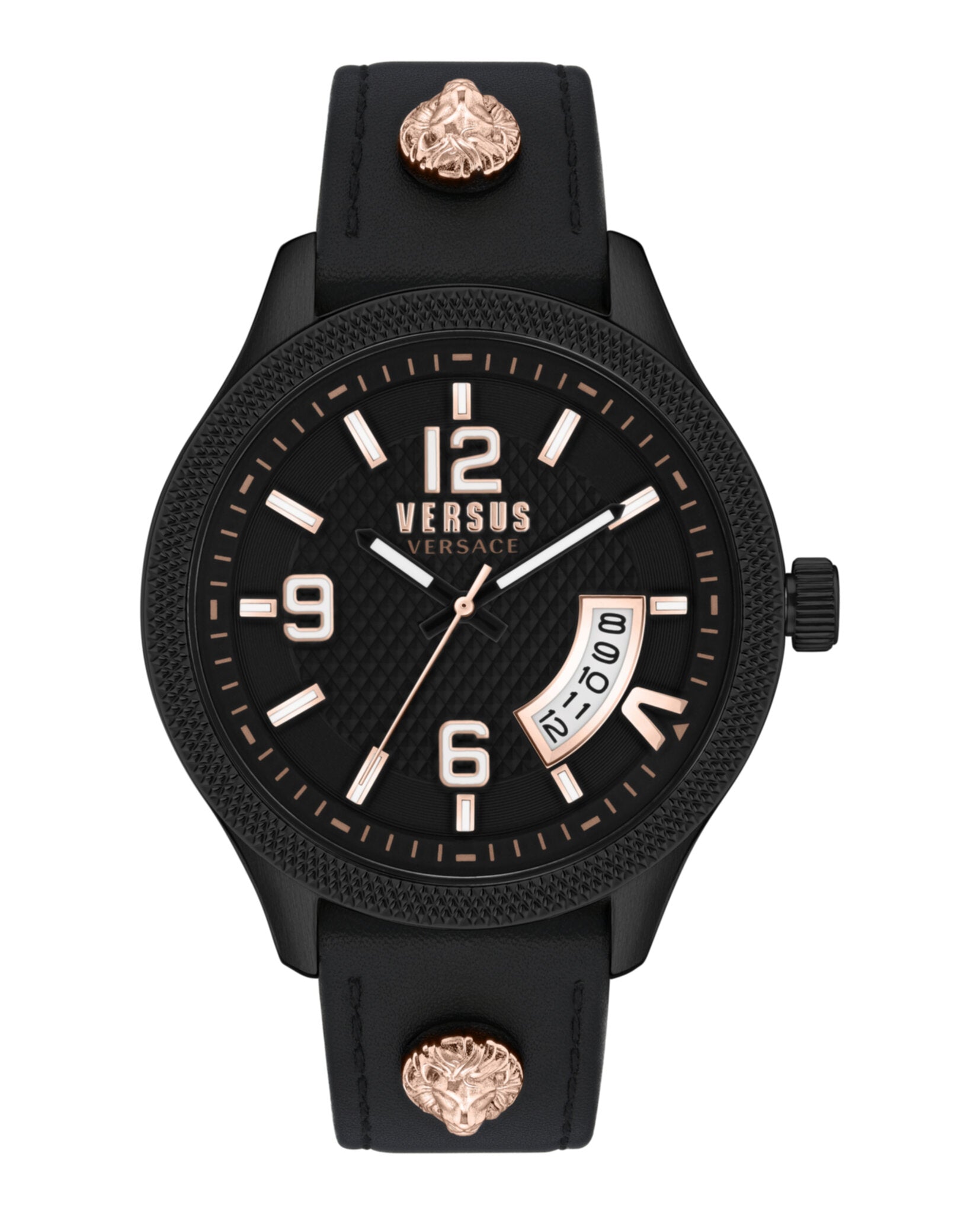 Reale Leather Watch Black Watches - Tophatter Daily Deals