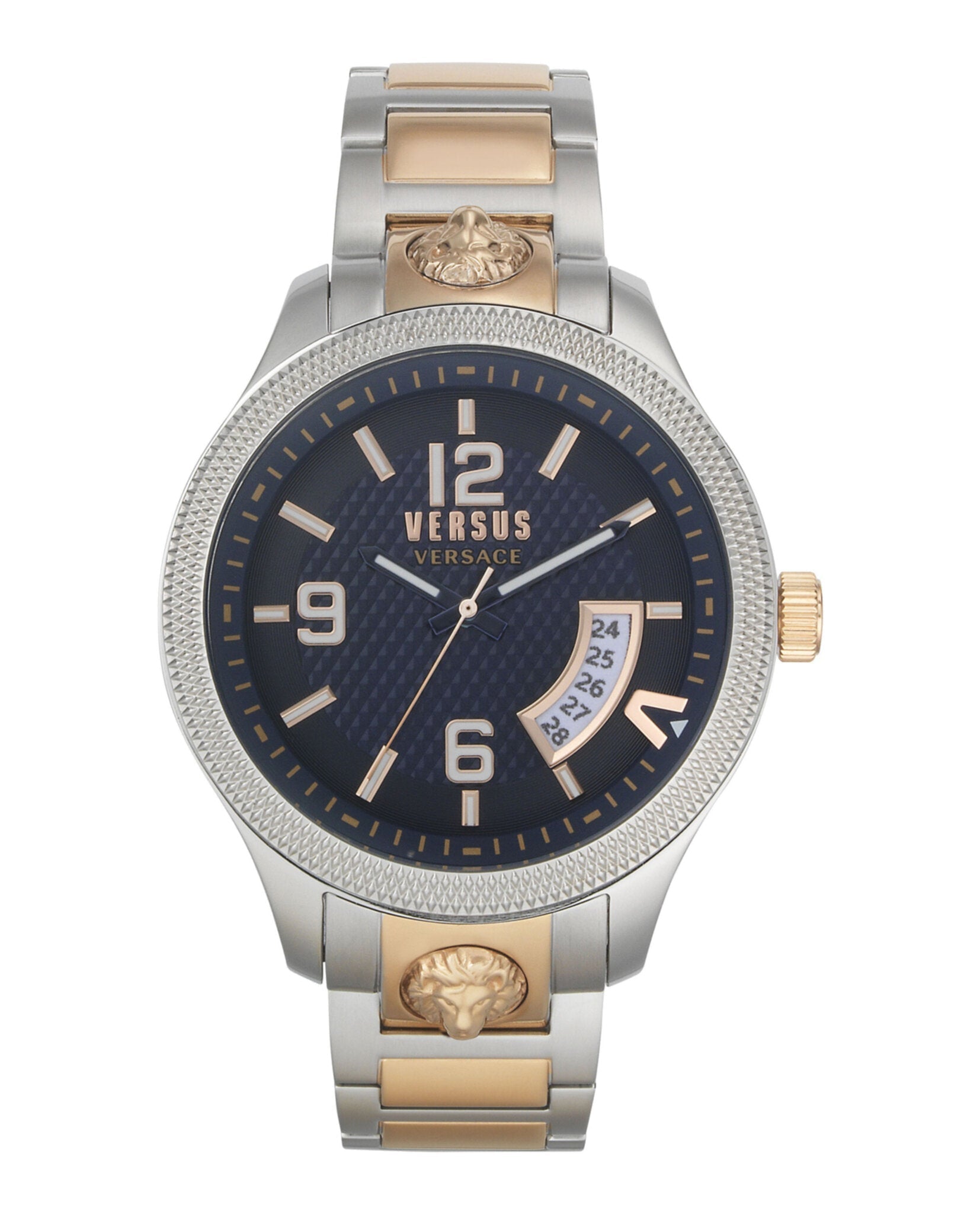 Reale Leather Watch Two Tone Watches - Tophatter Daily Deals