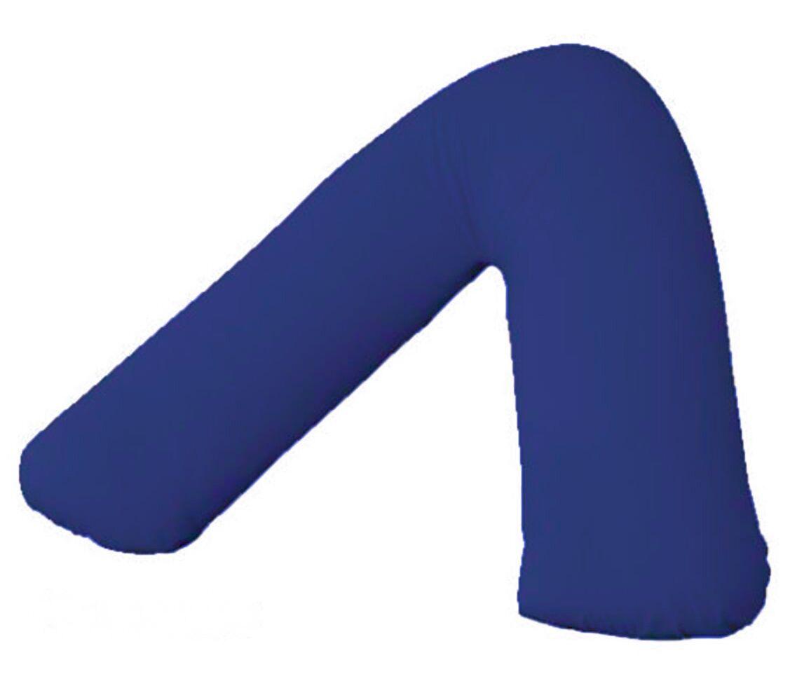 V Shape Pillow Case - Anti Allergy Triangle Pillow for Nursing, Maternity & Pregnancy – Extra Hollowfibre Cushioning to Supports Neck Head Blue Pillows - Tophatter Daily Deals